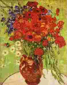 Red Poppies and Daisies, Vincent Van Gogh